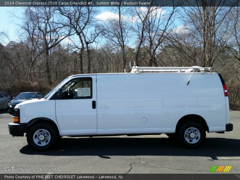 Summit White / Medium Pewter 2014 Chevrolet Express 2500 Cargo Extended WT