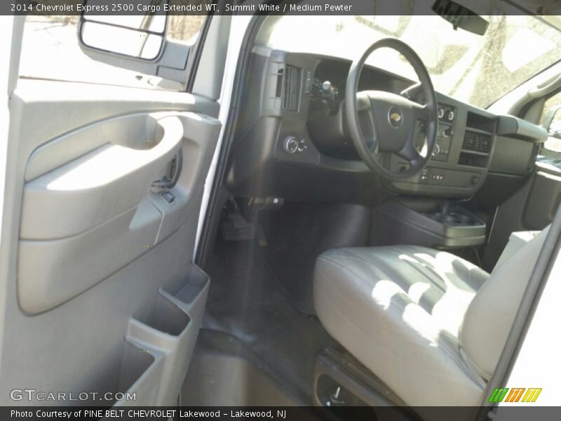 Summit White / Medium Pewter 2014 Chevrolet Express 2500 Cargo Extended WT