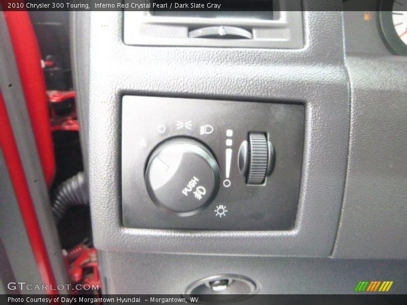 Inferno Red Crystal Pearl / Dark Slate Gray 2010 Chrysler 300 Touring