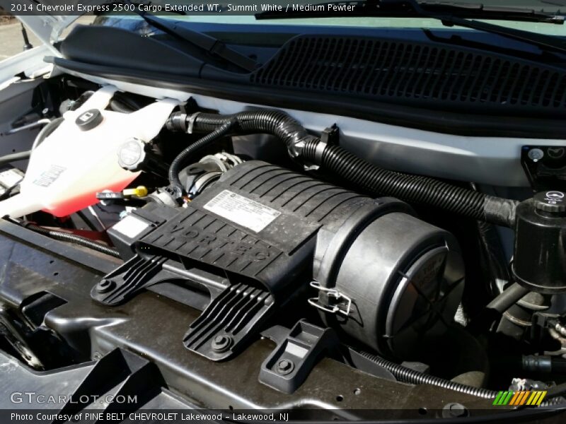 Summit White / Medium Pewter 2014 Chevrolet Express 2500 Cargo Extended WT
