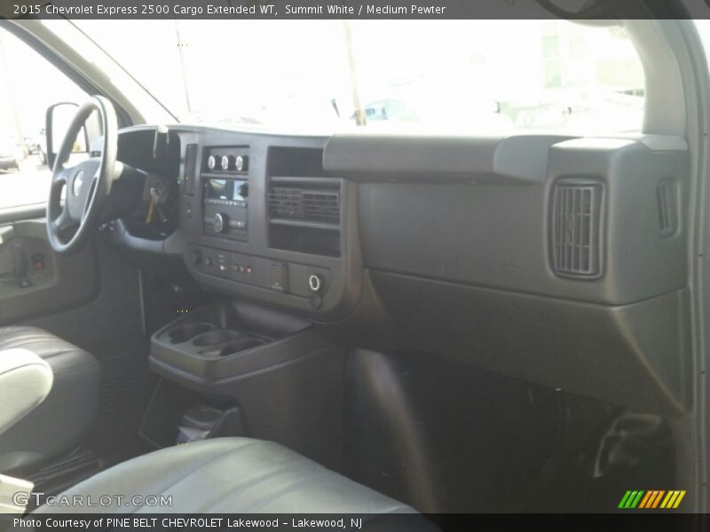 Summit White / Medium Pewter 2015 Chevrolet Express 2500 Cargo Extended WT