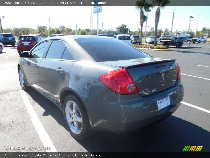 Dark Steel Gray Metallic / Light Taupe 2008 Pontiac G6 V6 Sedan