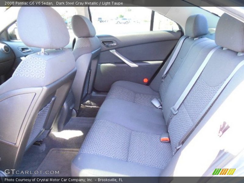 Dark Steel Gray Metallic / Light Taupe 2008 Pontiac G6 V6 Sedan