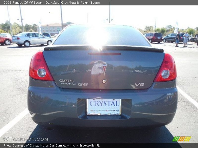 Dark Steel Gray Metallic / Light Taupe 2008 Pontiac G6 V6 Sedan