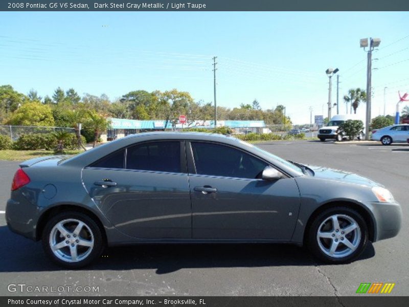Dark Steel Gray Metallic / Light Taupe 2008 Pontiac G6 V6 Sedan