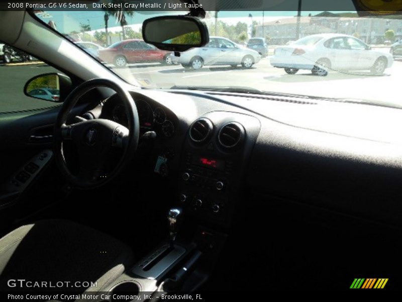 Dark Steel Gray Metallic / Light Taupe 2008 Pontiac G6 V6 Sedan