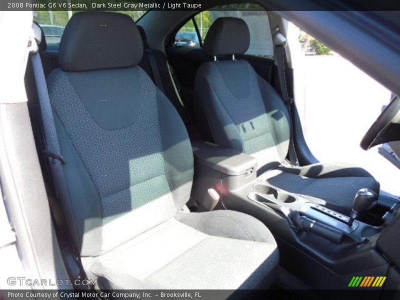 Dark Steel Gray Metallic / Light Taupe 2008 Pontiac G6 V6 Sedan