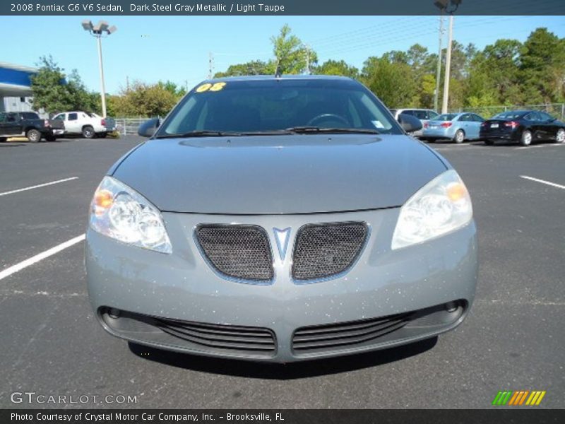Dark Steel Gray Metallic / Light Taupe 2008 Pontiac G6 V6 Sedan