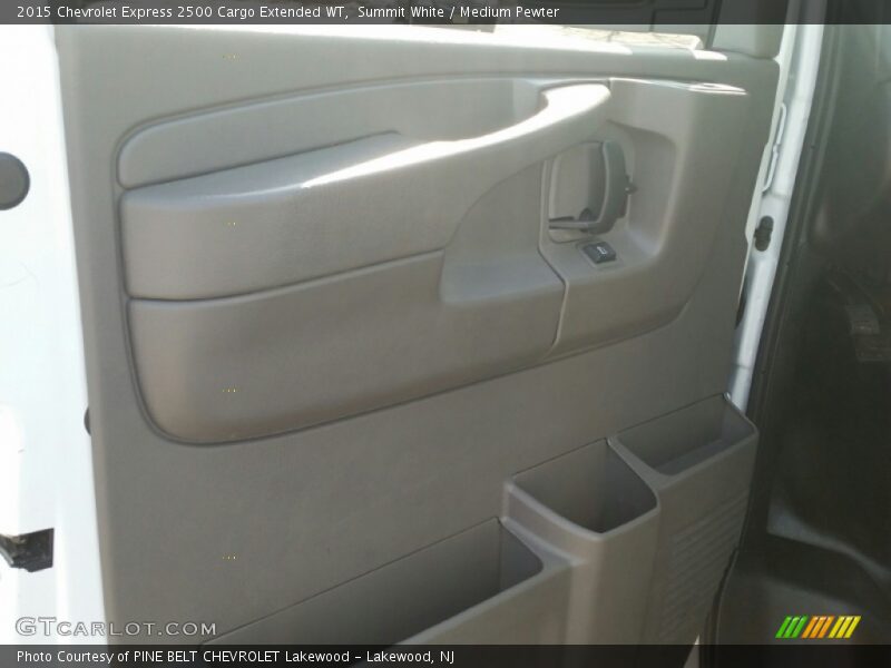 Summit White / Medium Pewter 2015 Chevrolet Express 2500 Cargo Extended WT