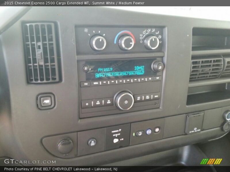 Summit White / Medium Pewter 2015 Chevrolet Express 2500 Cargo Extended WT