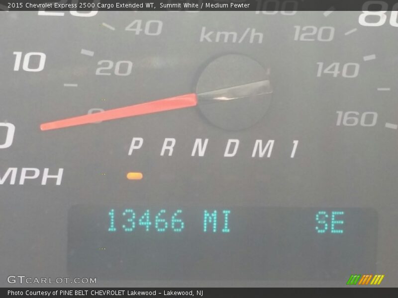 Summit White / Medium Pewter 2015 Chevrolet Express 2500 Cargo Extended WT