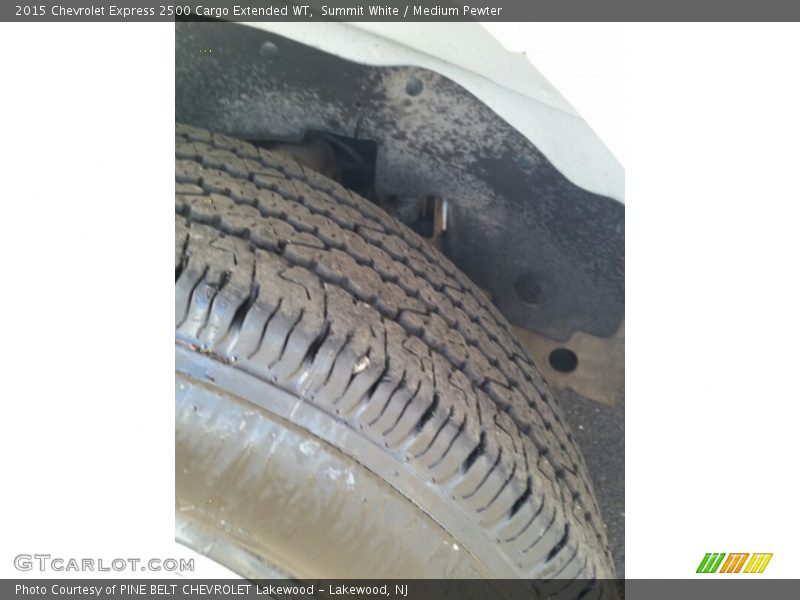 Summit White / Medium Pewter 2015 Chevrolet Express 2500 Cargo Extended WT