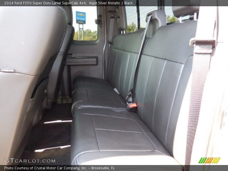 Ingot Silver Metallic / Black 2014 Ford F350 Super Duty Lariat SuperCab 4x4