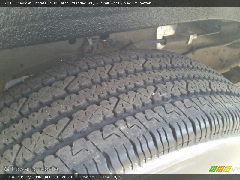 Summit White / Medium Pewter 2015 Chevrolet Express 2500 Cargo Extended WT