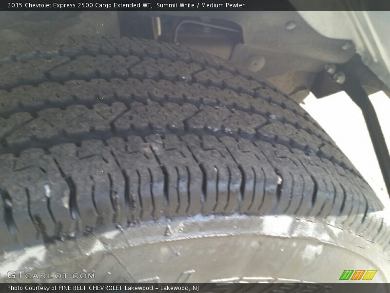 Summit White / Medium Pewter 2015 Chevrolet Express 2500 Cargo Extended WT