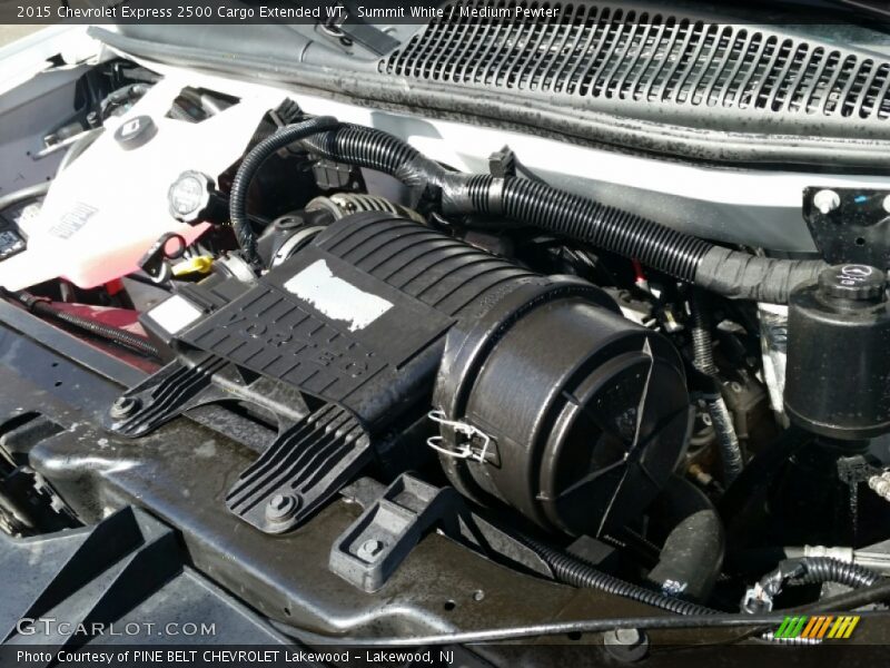 Summit White / Medium Pewter 2015 Chevrolet Express 2500 Cargo Extended WT