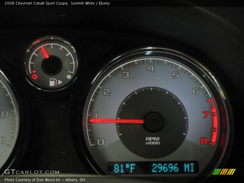 Summit White / Ebony 2008 Chevrolet Cobalt Sport Coupe