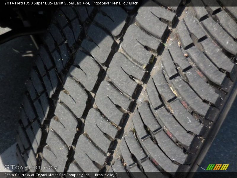 Ingot Silver Metallic / Black 2014 Ford F350 Super Duty Lariat SuperCab 4x4