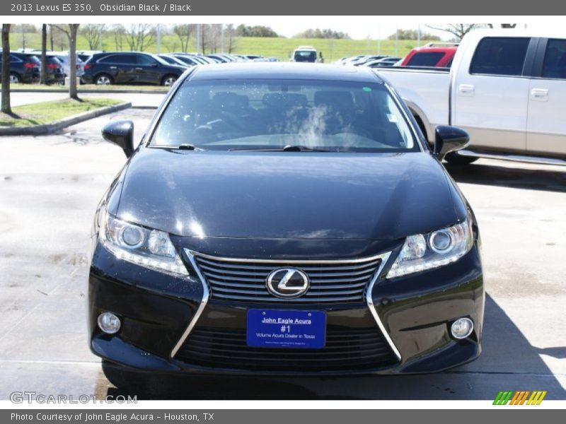 Obsidian Black / Black 2013 Lexus ES 350