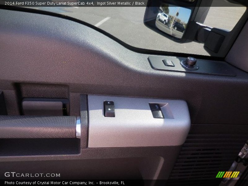 Ingot Silver Metallic / Black 2014 Ford F350 Super Duty Lariat SuperCab 4x4