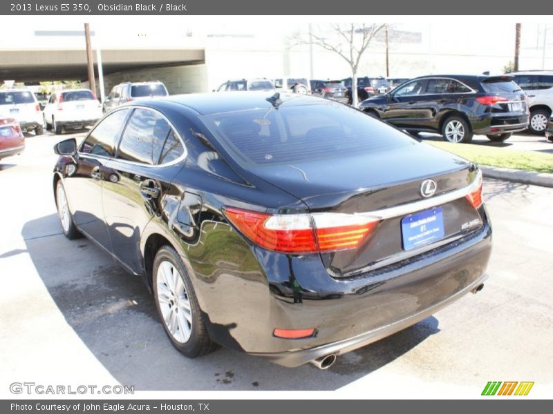 Obsidian Black / Black 2013 Lexus ES 350