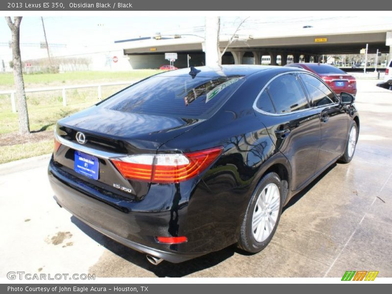 Obsidian Black / Black 2013 Lexus ES 350