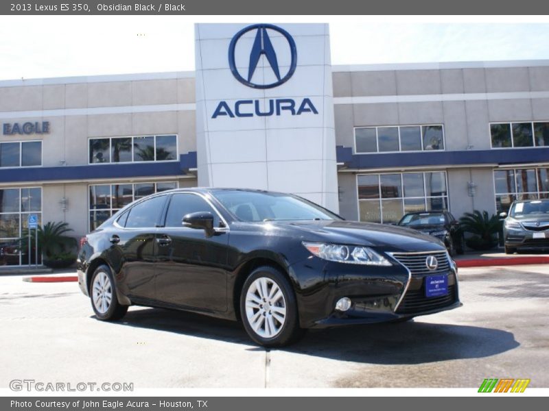 Obsidian Black / Black 2013 Lexus ES 350