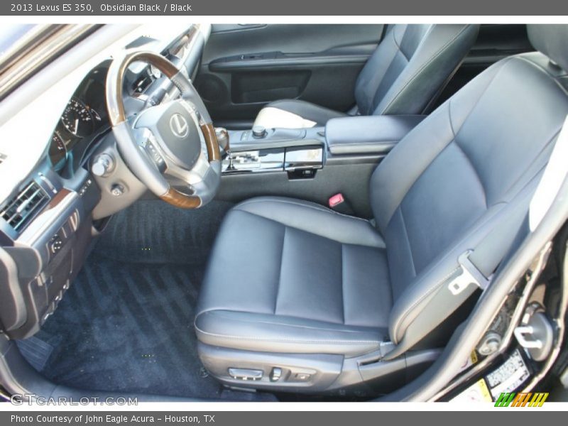 Obsidian Black / Black 2013 Lexus ES 350