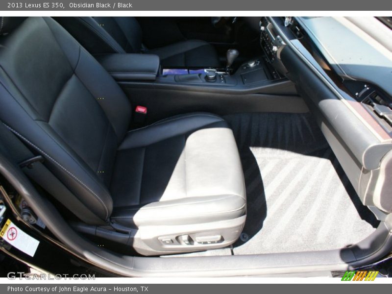 Obsidian Black / Black 2013 Lexus ES 350