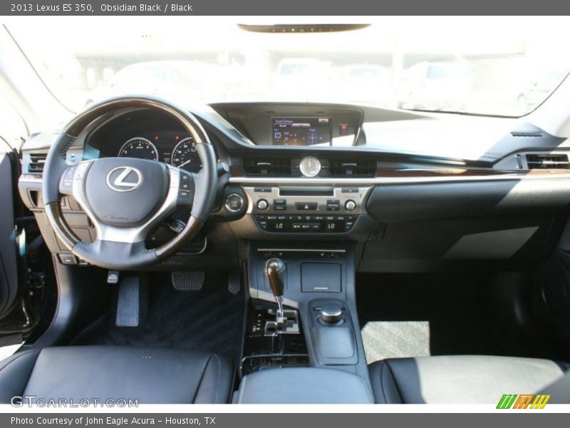 Obsidian Black / Black 2013 Lexus ES 350