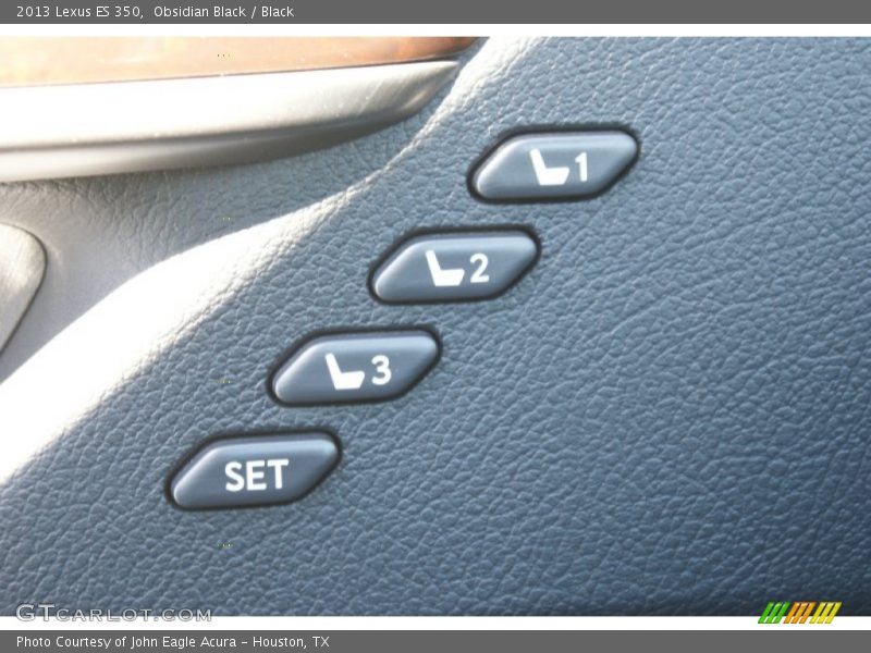 Obsidian Black / Black 2013 Lexus ES 350