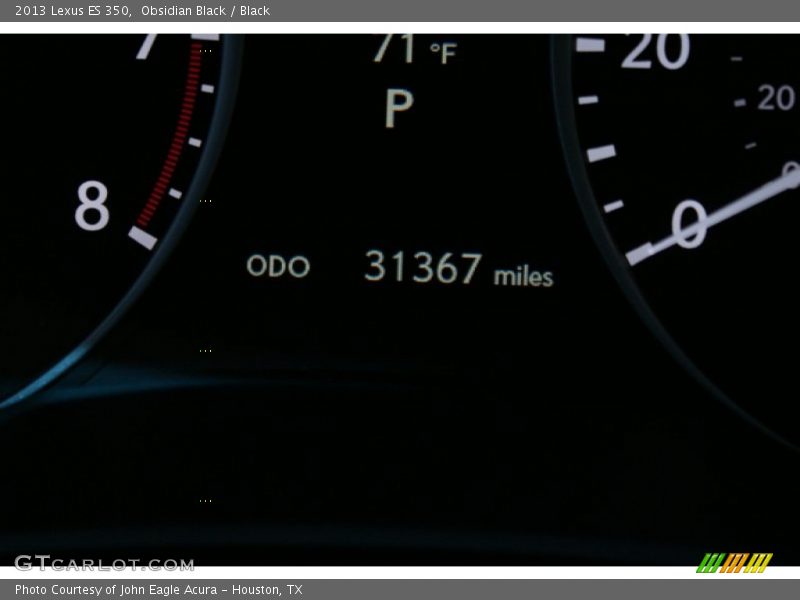 Obsidian Black / Black 2013 Lexus ES 350