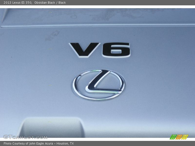 Obsidian Black / Black 2013 Lexus ES 350