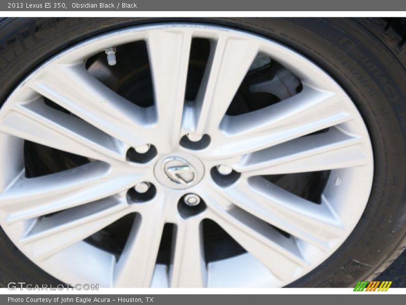 Obsidian Black / Black 2013 Lexus ES 350