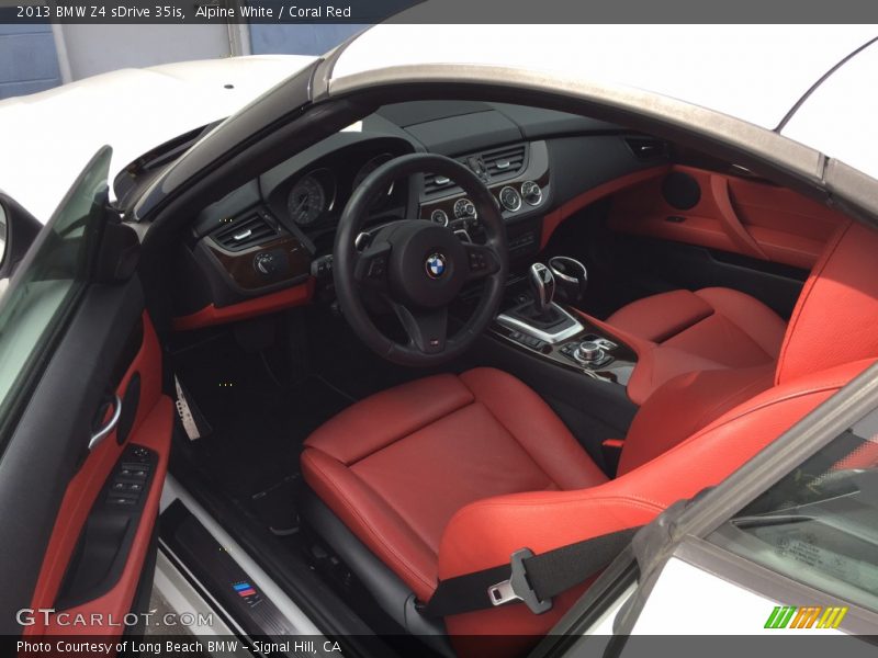  2013 Z4 sDrive 35is Coral Red Interior