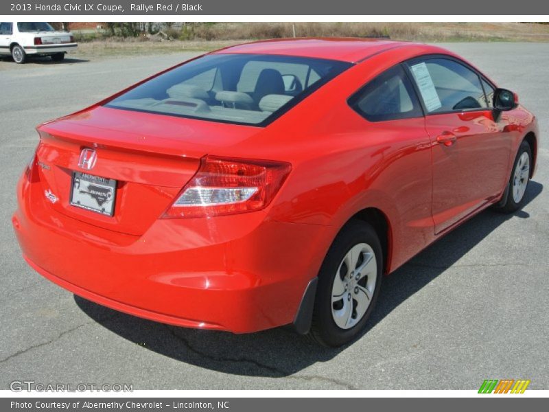 Rallye Red / Black 2013 Honda Civic LX Coupe