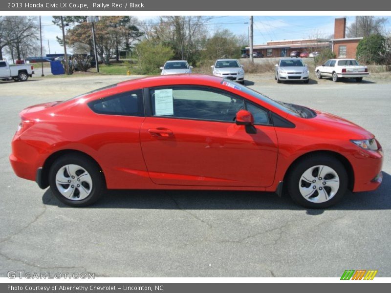 Rallye Red / Black 2013 Honda Civic LX Coupe
