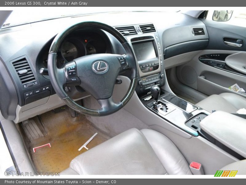 Crystal White / Ash Gray 2006 Lexus GS 300