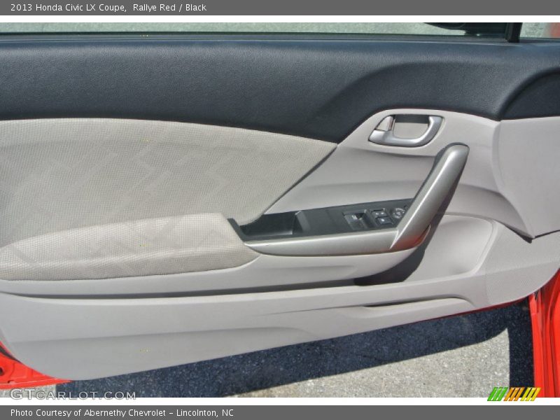 Rallye Red / Black 2013 Honda Civic LX Coupe