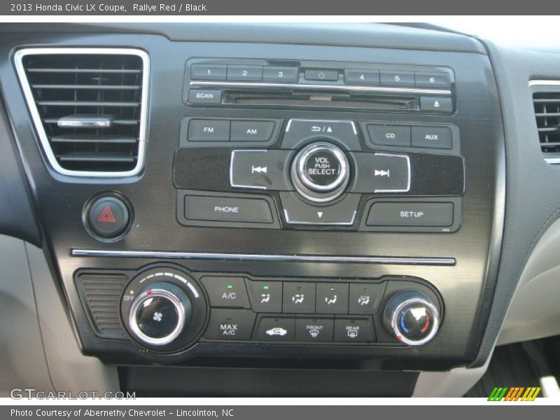 Rallye Red / Black 2013 Honda Civic LX Coupe