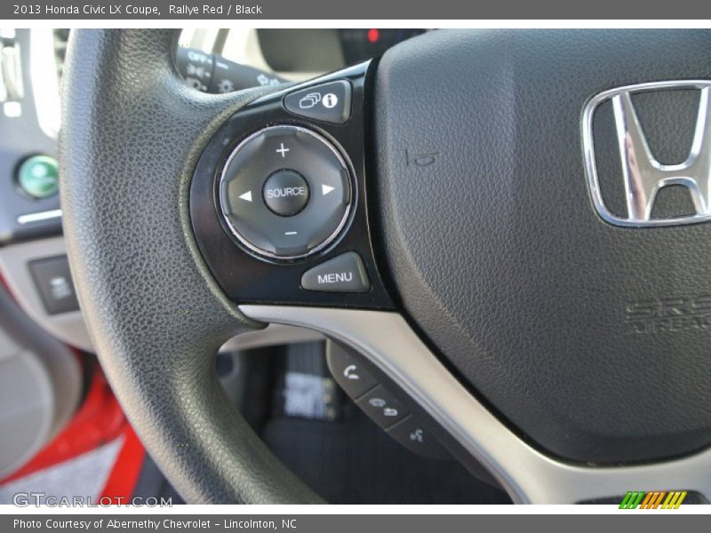 Rallye Red / Black 2013 Honda Civic LX Coupe