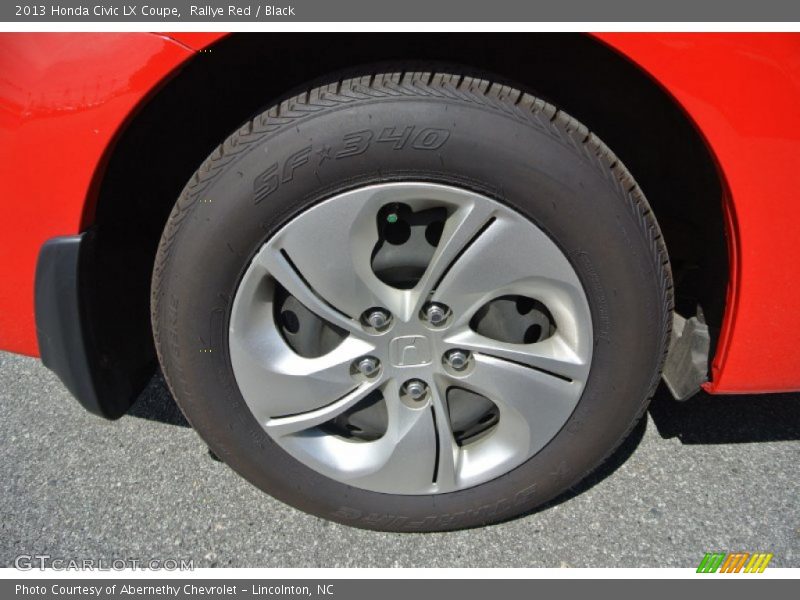 Rallye Red / Black 2013 Honda Civic LX Coupe
