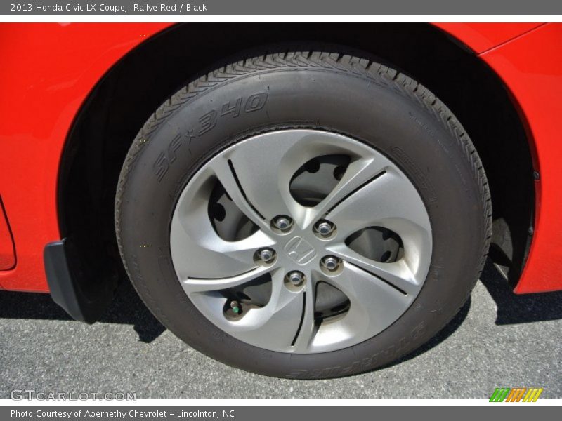 Rallye Red / Black 2013 Honda Civic LX Coupe