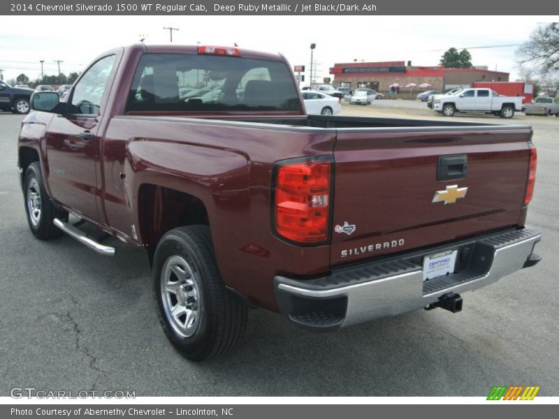 Deep Ruby Metallic / Jet Black/Dark Ash 2014 Chevrolet Silverado 1500 WT Regular Cab