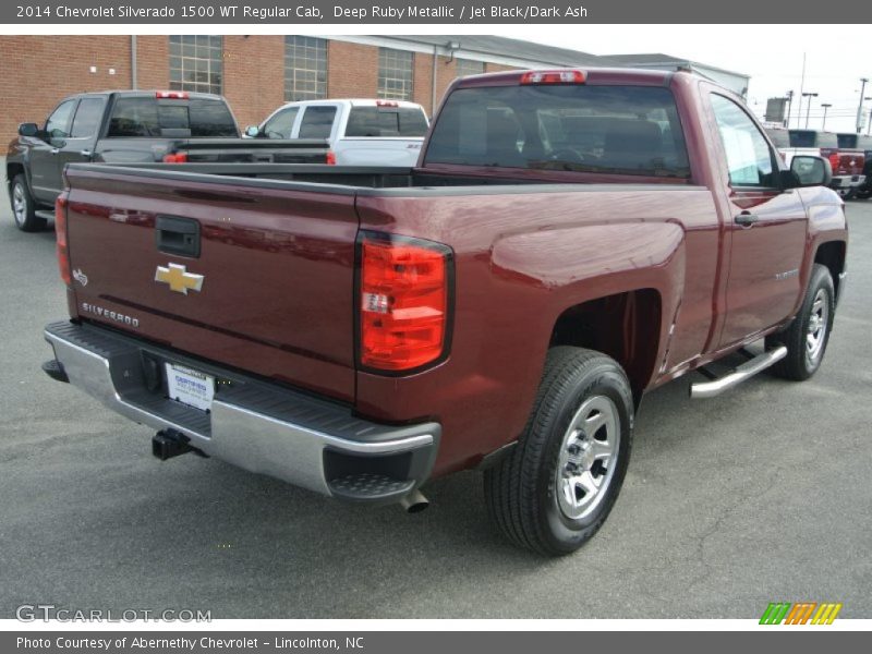 Deep Ruby Metallic / Jet Black/Dark Ash 2014 Chevrolet Silverado 1500 WT Regular Cab