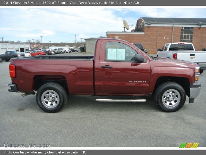 Deep Ruby Metallic / Jet Black/Dark Ash 2014 Chevrolet Silverado 1500 WT Regular Cab