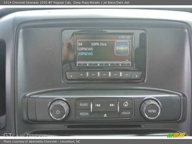 Deep Ruby Metallic / Jet Black/Dark Ash 2014 Chevrolet Silverado 1500 WT Regular Cab