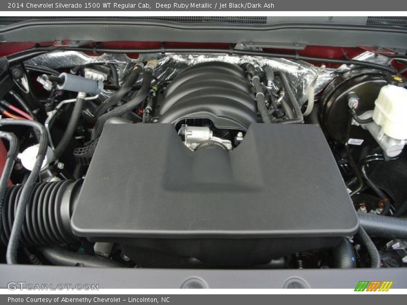 Deep Ruby Metallic / Jet Black/Dark Ash 2014 Chevrolet Silverado 1500 WT Regular Cab