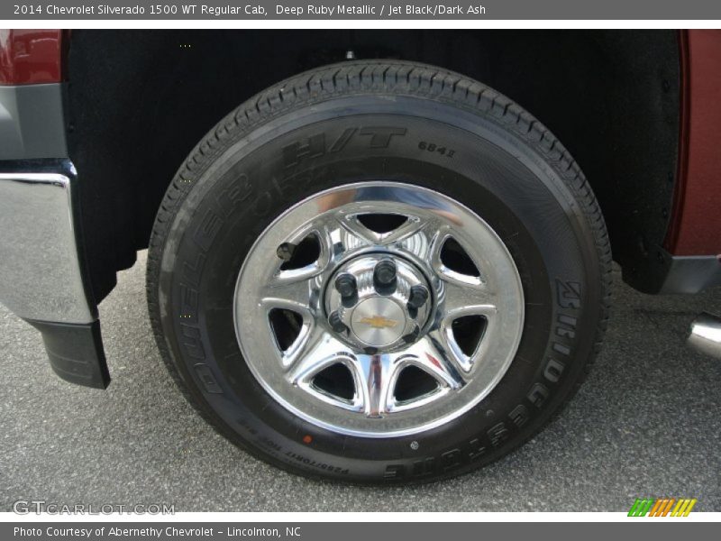 Deep Ruby Metallic / Jet Black/Dark Ash 2014 Chevrolet Silverado 1500 WT Regular Cab