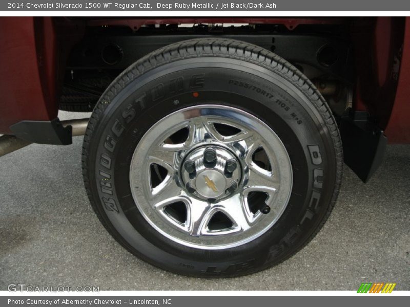 Deep Ruby Metallic / Jet Black/Dark Ash 2014 Chevrolet Silverado 1500 WT Regular Cab